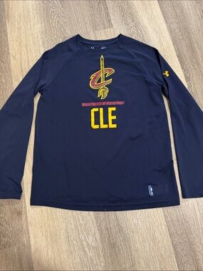 Fair Condition Under Armour Youth M Navy Blue Longsleeve T-shirt